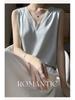 2025 Women's V-neck Ice Silk Camisole - Summer Mesh Base Layer Top