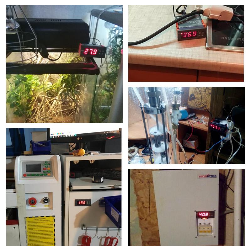 KT1210W Termostato digitale Temperatura C/F Termoregolatore Termostato di riscaldamento/raffreddamento Regolatore di temperatura dell'incubatrice