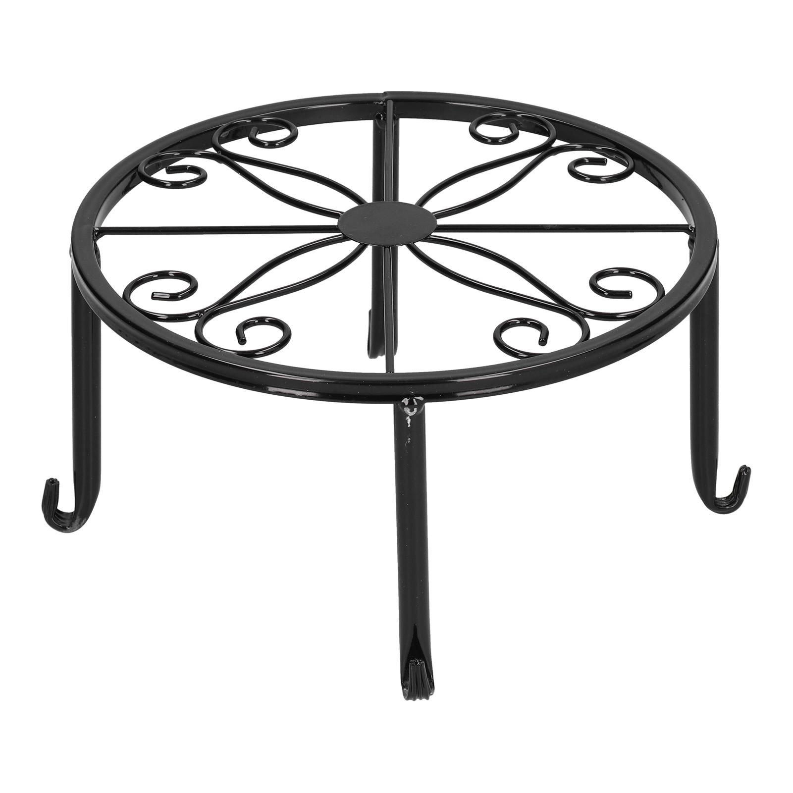 

Подставка для растений, напольная, однослойная, для цветочных горшков, полка для балкона, гостиной(бронза ) чёрный