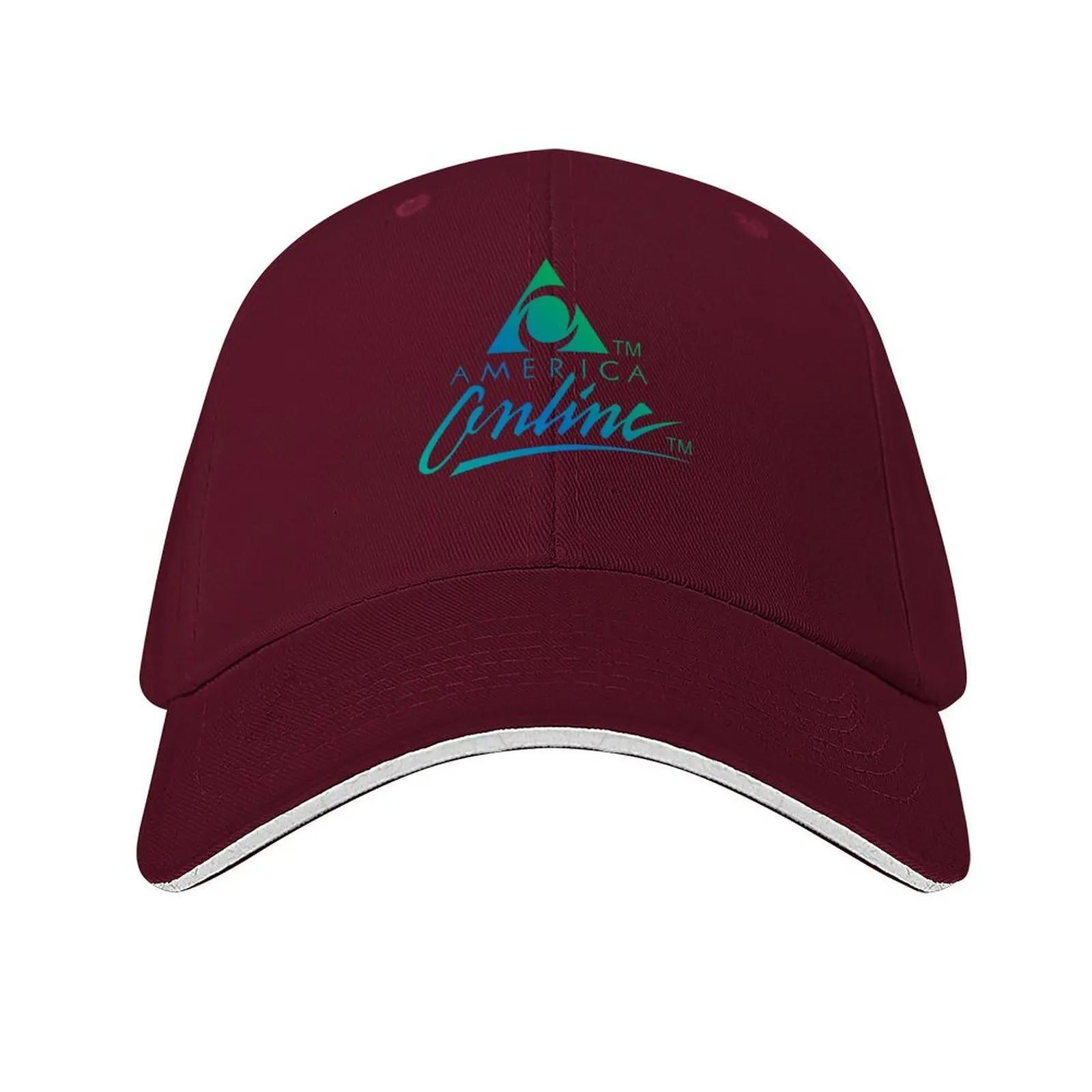 AOL aesthetic Baseball Cap Fashion Beach Fishing cap black New Hat Unisexs Tennis Womens