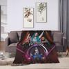 L-Lolas I-Indigos Spanish Soft Warm Blanket  Travel Plush Throw Blanket Novelty Living Room Flannel Bedspread Sofa Bed Cover