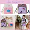 Durable Cartoon Backpack For Boys And Girls With Arched Shoulder Straps