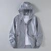 Men's Lightweight Quick-Dry Ice Silk Sun Protection Jacket - Loose, Casual Fit for Summer