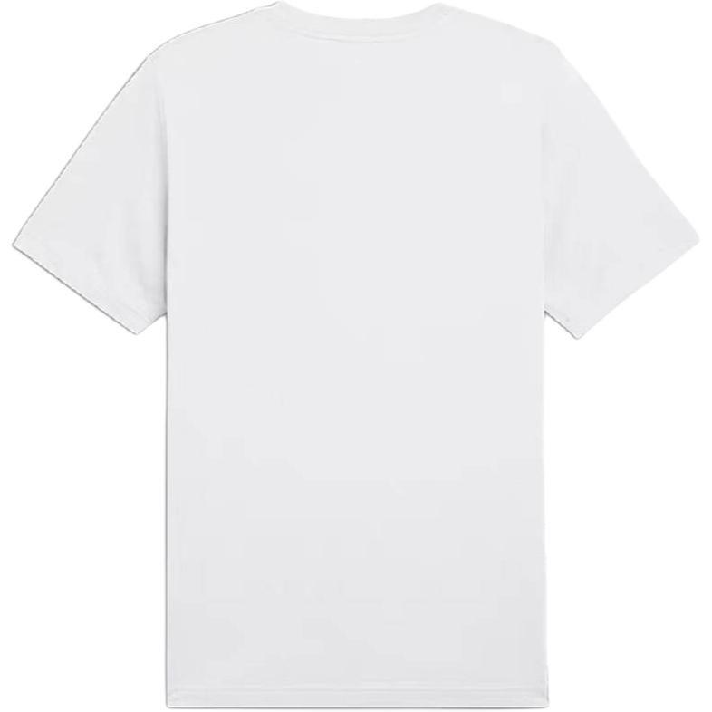 PUMA ESS T Shirts Men's White Crew Neck Moderate 688948-02
