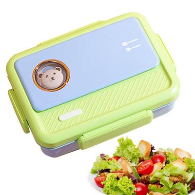 Stainless Steel Lunch Box For Kids Food Containers Metal Portable Lunchbox With Airtight Lid And Compartments For Salad Sandwich