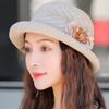 Stylish Woven Bucket Hat With Decorative Bows Ribbon Unisex Foldable Travel Beach Caps For Adults Multiple Colors Available