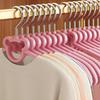 5/10 Stück Rosa/Weiß Niedliche Bären Kleiderbügel,Rutschfeste Platzsparende Dünne PP-Kleiderbügel für Mantel Jacke Kleid,Haushaltskleiderständer