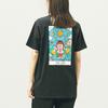 Vans Fun Pattern Cartoon Short Sleeve T-Shirt Unisex Tops Black VN0A5H4SBLK