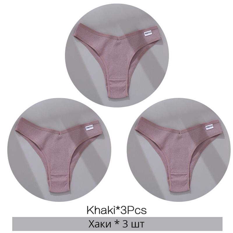 

3Pcs/Set Cotton Women Briefs Sexy Low Rise Panties Female Seamless Underwear Breathable Underpants Girls M-XL Intimates Lingerie XL&3pcs