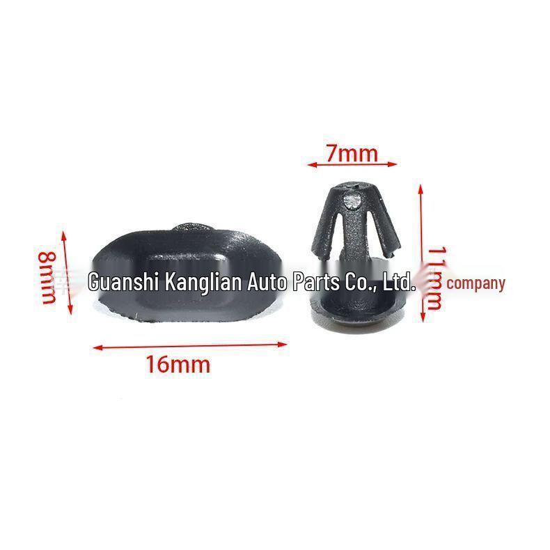 Plastic Clip for Lower Door Seal Tape, Compatible with Peugeot Citroën C4 307