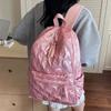 Quilted Backpack Casual Lightweight Daily Use Backpack for Women Fashion Quilted Design Ideal for School Commute Travel and Everyday Outings