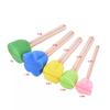 5Pcs Creative Sponge Brush Children Art DIY Painting Tools Mushroom Brush