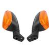 Pair of Motorcycle Refit Turn Signal Lights Direction Indicator Lamp for BMW F800 Yellow