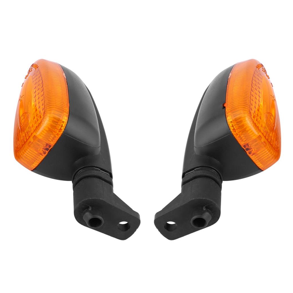 Pair of Motorcycle Refit Turn Signal Lights Direction Indicator Lamp for BMW F800 Yellow