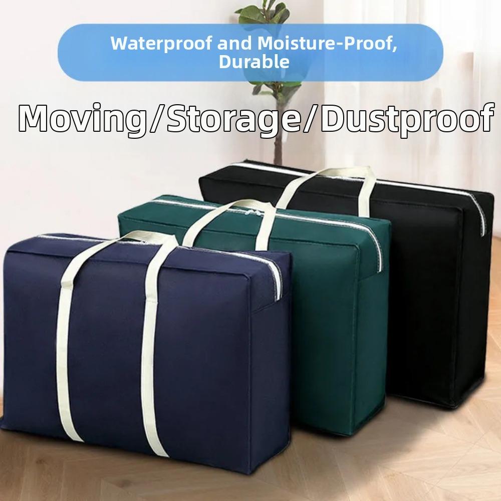 High Quality Extra Large Moving Luggage Bags 4 Sizes Waterproof Non-woven Fabric Cubes Black Laundry Shopping Bag