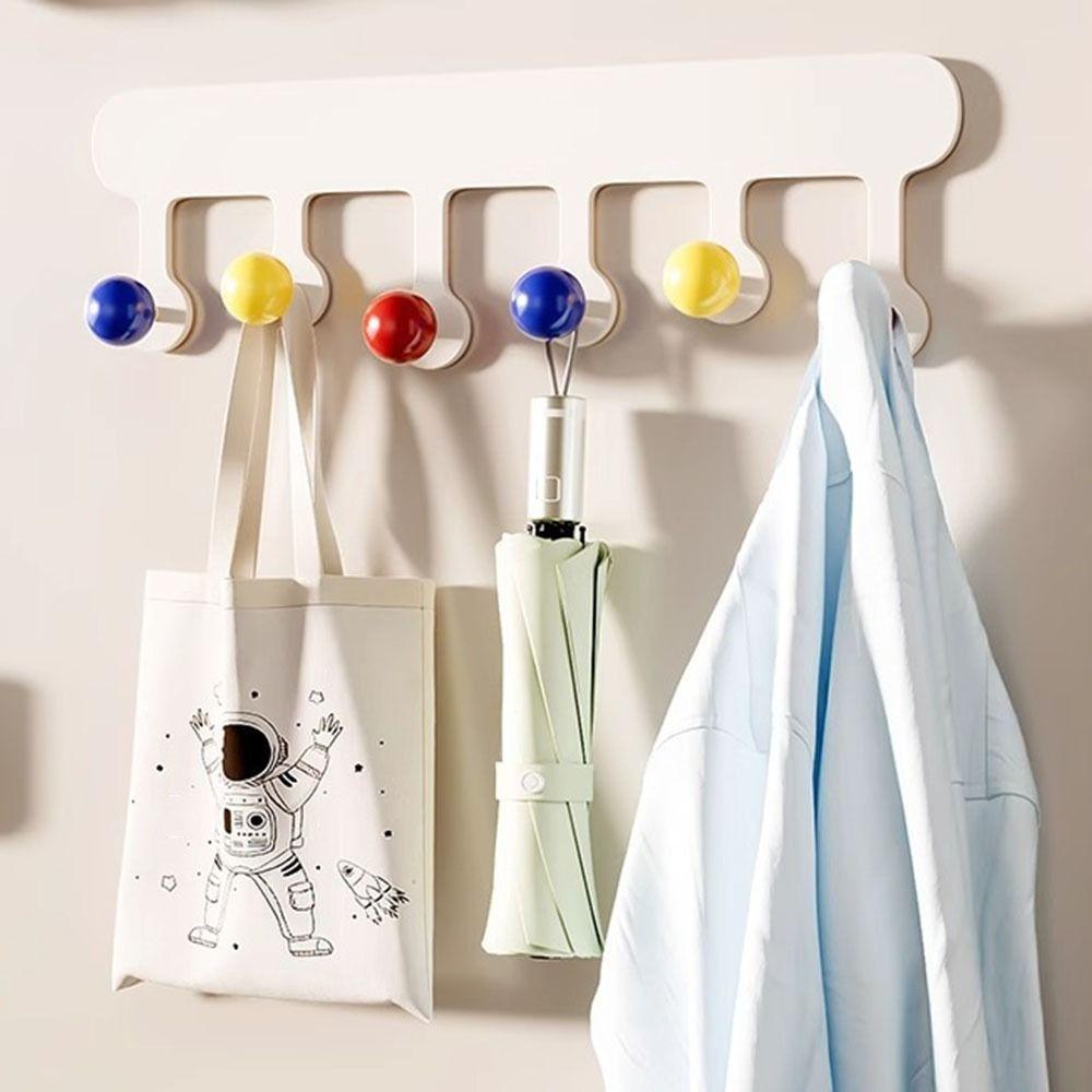 Non Punching Dopamine Magnetic Hook Wall Mounted Clothes Hanger  Refrigerator