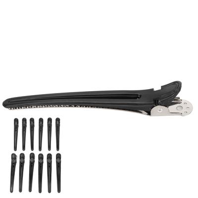 12 fermagli per becco d'anatra robusti che impediscono lo scivolamento, fermagli per capelli professionali senza cuciture per parrucchiere