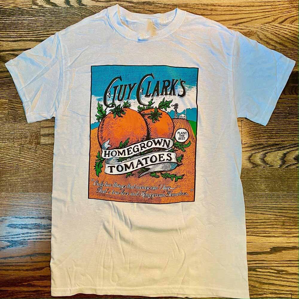 Pěstované rajčata Guy Clark Tričko Bílé Klasické Unisex S-5XL