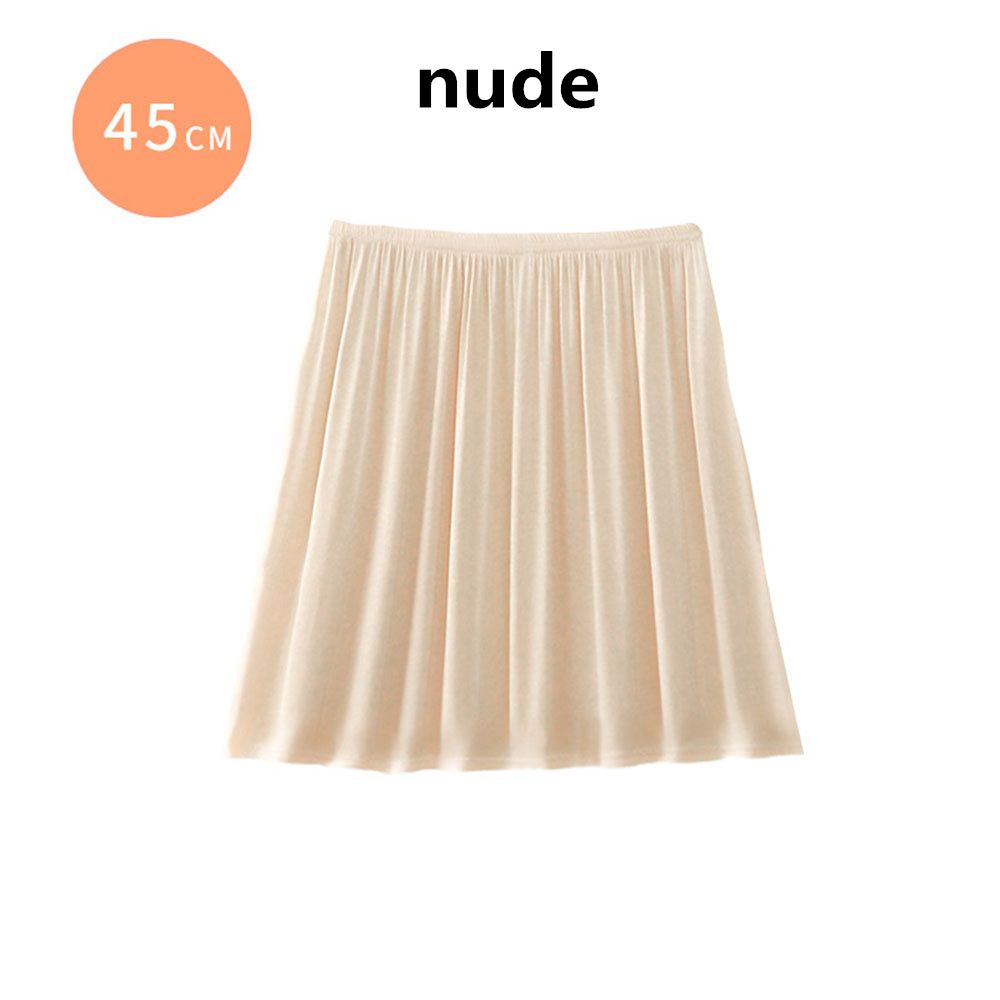 New Pure White Summer Winter Safety Skirt Underdress Anti-Transparent Anti-Exposure Underskirt