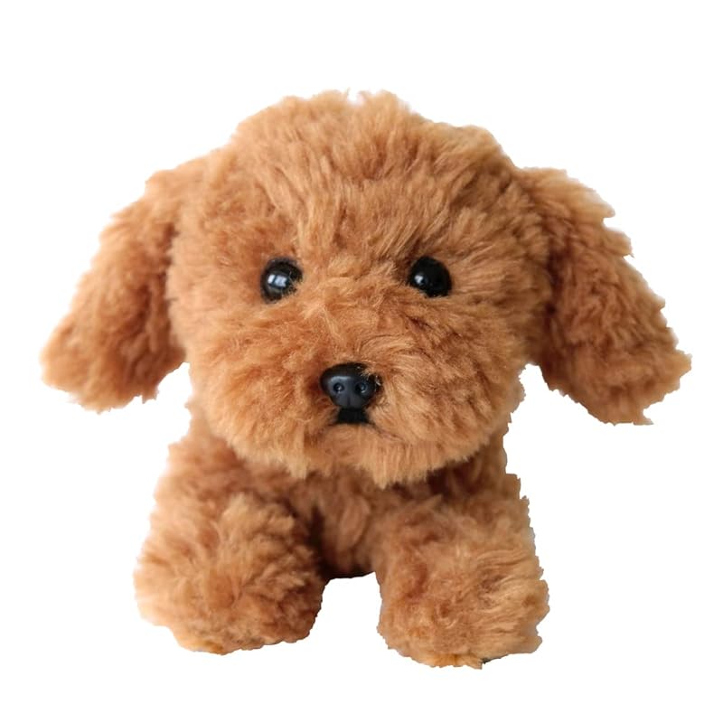 Sun Lemon Lap Dog Toy Poodle BR SS 15 X 26 X 12cm Plush Animal Cute Dog P-8082