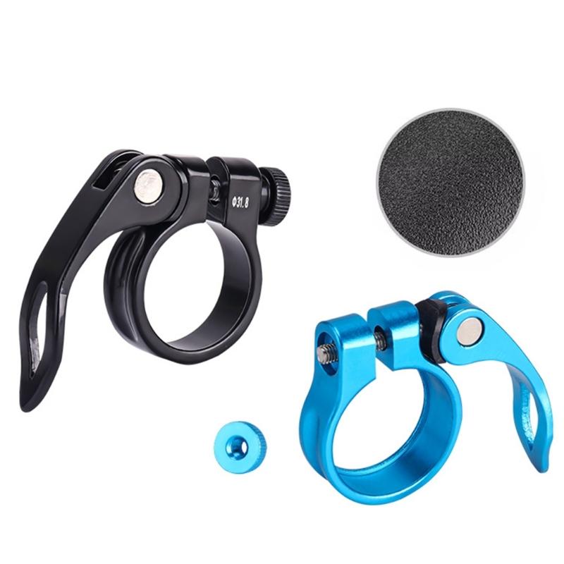 Road Bike Seat Tube Clip Bike Saddles Seat Clamps Bicycles Seatpost Clamp Aluminum Alloys 34.9mm Seat Tube Clamp