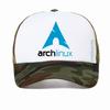 Berretto da Baseball Unisex Arch Linux Rete Traspirante Fresco Estate Regolabile Cappellino da Papà Snapback Casquette