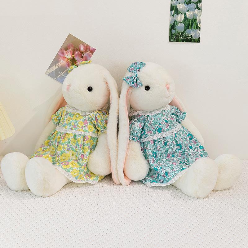 Cute Flower Rabbit Plush Toys Toys for Best Friend Birthday Gifts for Chinese Valentine's Day Confession Dolls for Dolls Home Decorations