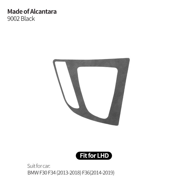 Top Suede For BMW F30 F34 (2013-2018) F36 (2014-2019) Gear Shift Panel Trim Frame Sticker Anti Scratch Car Interior Accessory