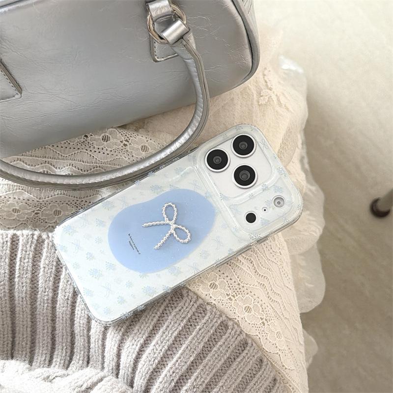 Blue Floral iPhone Case for iPhone 17/16 Pro Max/15/14 iPhone 14 Pro Max