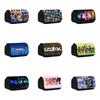Roblox Cartoon Pen Pouch With Double Layer Design And Nylon Material For Kids