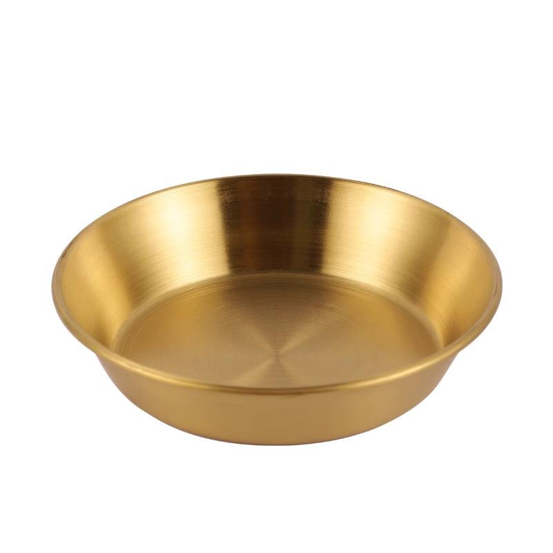 Korean Stainless Steel Dipping Dish for Western Cuisine - Small Tomato Sauce & Seasoning Plate