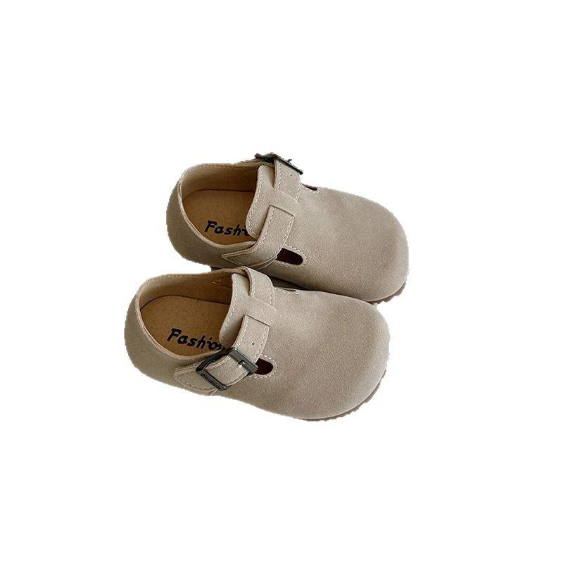 New Children's Shoes - Girls' Leather Shoes, Boys' Retro Beanie Shoes, Single Shoes