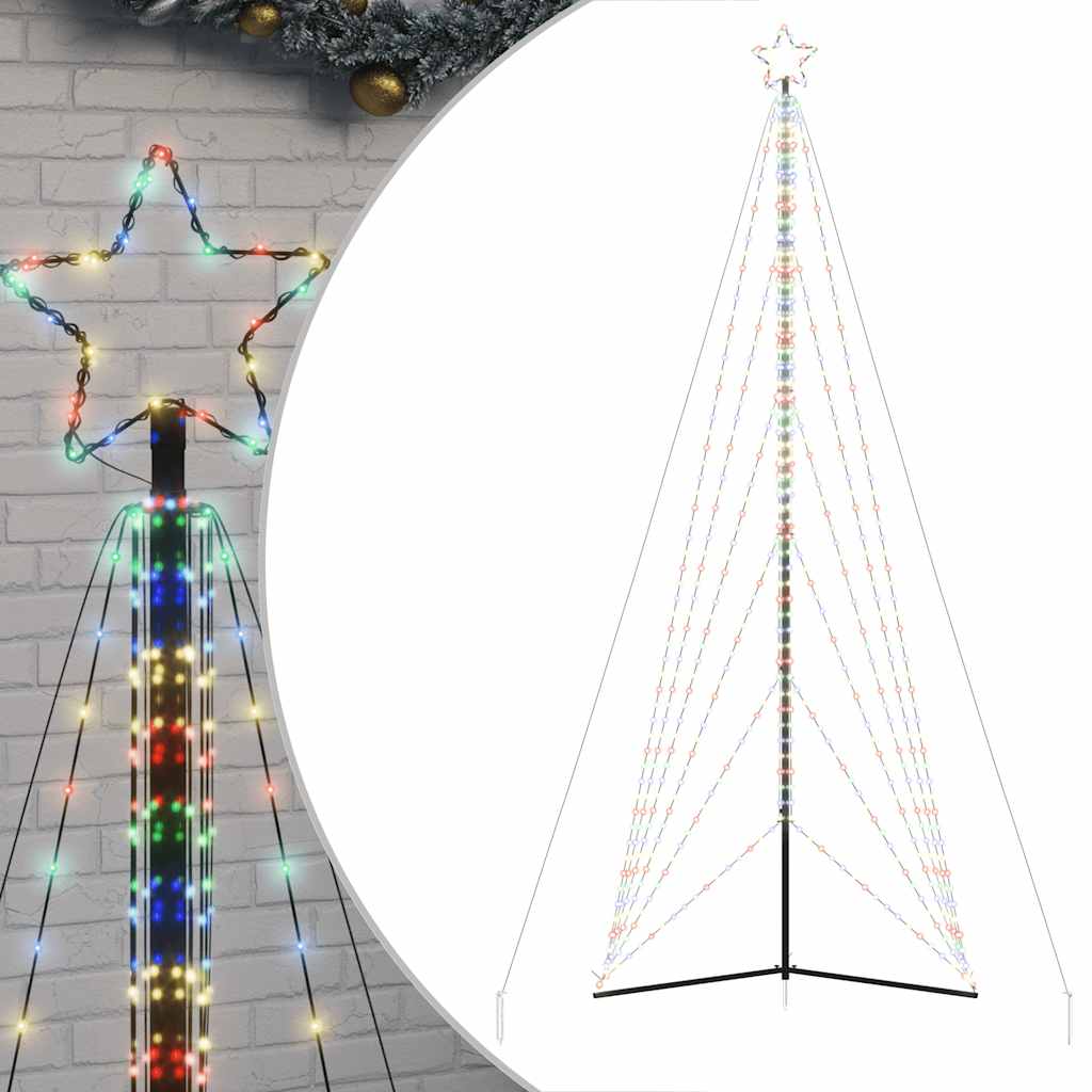LED Christmas Tree 861 Multicolor LEDs 478 Cm
