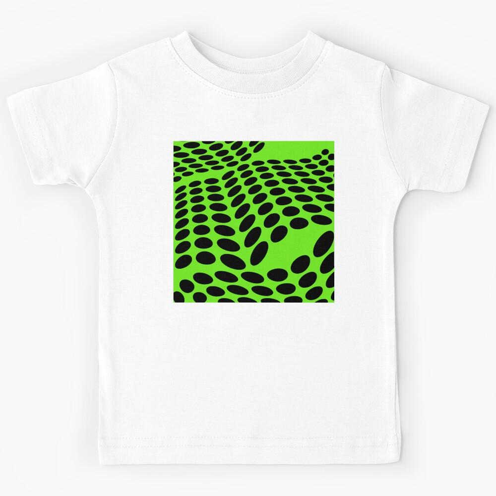 Modern Dot Design Bright Kelly Green Kids T-Shirt 100