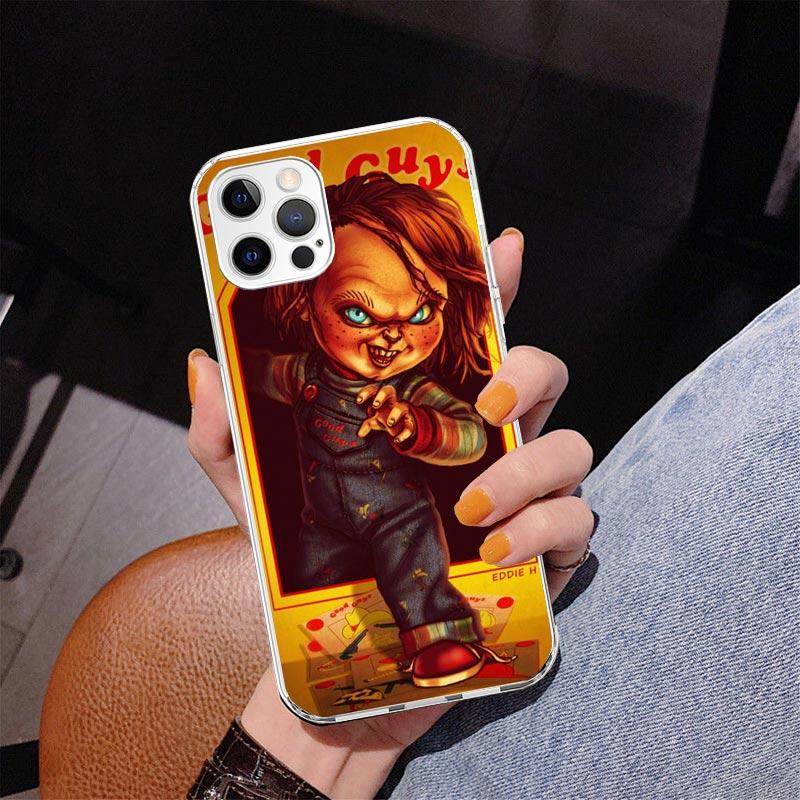 

Chucky Child s Play Phone Case For iPhone 17 Air 16 Pro Max 16E 15 + 14 Plus 11 12 13 Mini 7 8 SE Gift Print Cover Fundas 17 Air iPhone 17