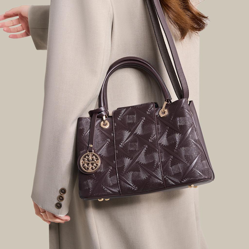 Handbag Women'S Large Capacity Mom Bag Chaozhong Women'S Mother-In-Law Bag Crossbody Bag Light Color Commuter Bag