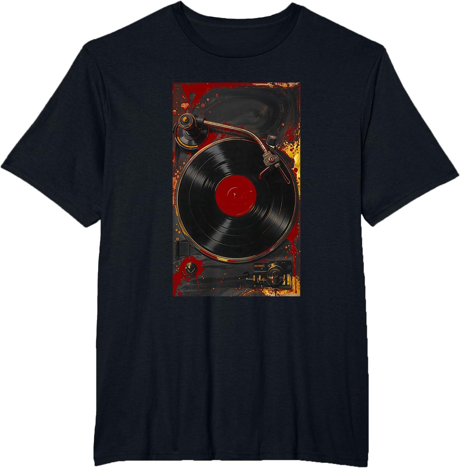 Maroon Burgundy for The Record Maroon Graphic T-Shirt L