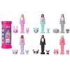 Barbie Mini Barbie Land Pachet Surpriză Drăguț Păpușă Căsuță de Păpuși Micro Păpuși pentru Copii de 6 Ani și Roz în Sus! Îmbracă-te, (HYM25)