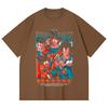 230 Gsm 100% Cotton Dragon Ball V37 Print Unisex Heavy Cotton T Shirt