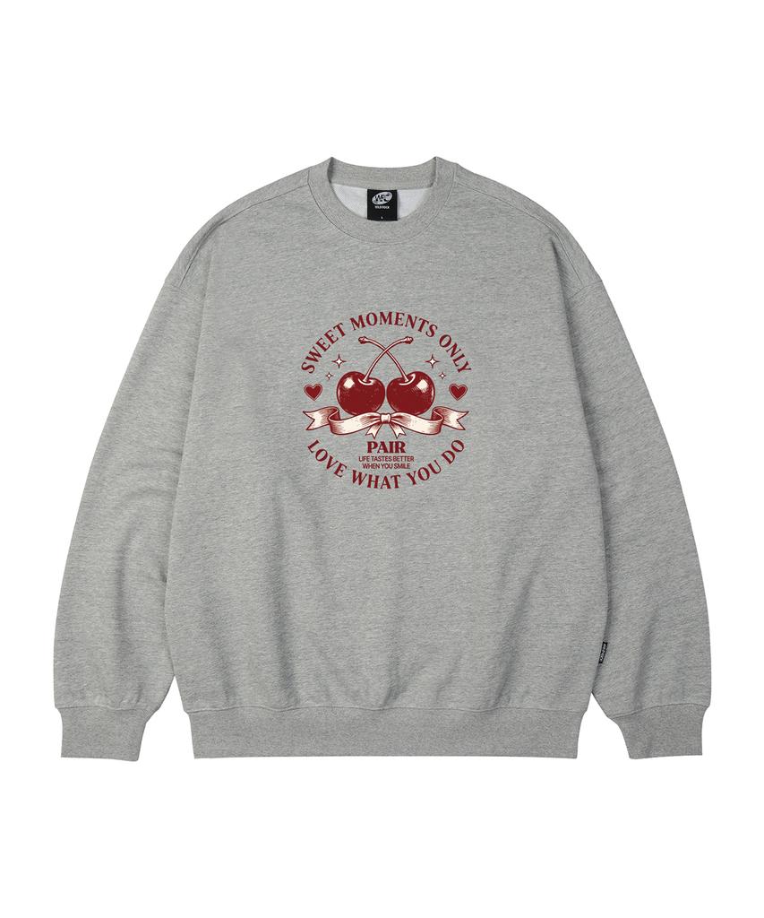 WILDROCK Cherry Pear Oversized Sweatshirt_9 Col (A Type)