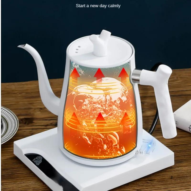 1000ML Gooseneck Electric Kettle Hand Brewed Teapot Heating Water Bottle 220V Large-capacity Thermostatic Power-off Protection