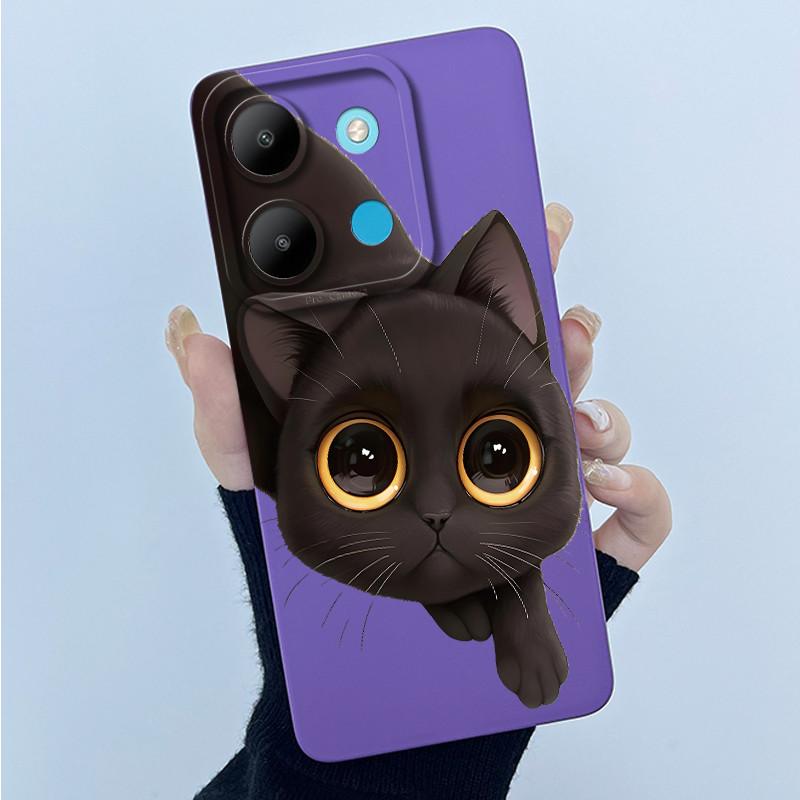 For Infinix Smart 7 Plus X6517 Phone Case Smart 7Plus Soft Silicone Coque Sweet Lovely Funny Cool Printing Protective Back Cover