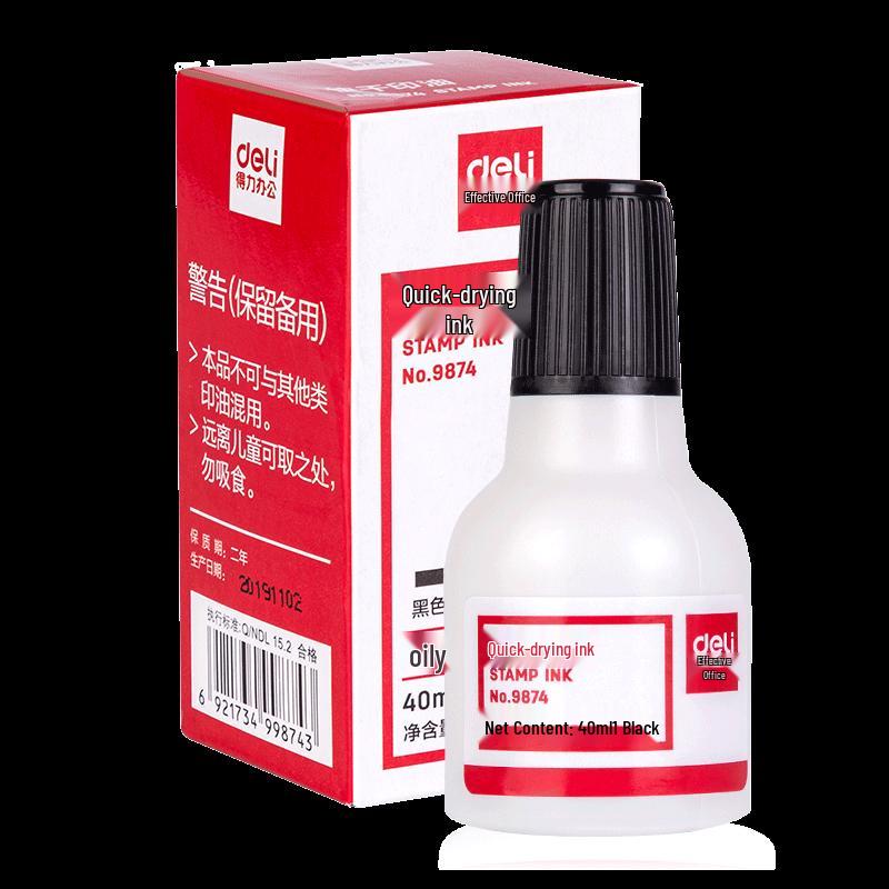 Deli Quick-Dry Cleaning Inkpad Oil