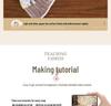 Mid-Autumn Festival Handmade Hairpin & Flower Fan Decoration Kit for Hanfu and Ma Mian Skirt - Ancient Style Photography Accessories