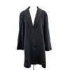 USED/DESII MODE/Italian Made 100% Cashmere Chester Long Coat/Outerwear/M/Black/Simple/Formal