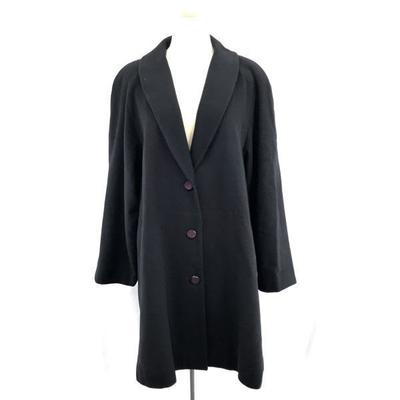 DESII MODE/Hergestellt in Italien 100% Kaschmir Chester Langmantel/Oberbekleidung/M/Schwarz/Einfach/Formell(GEBRAUCHT)