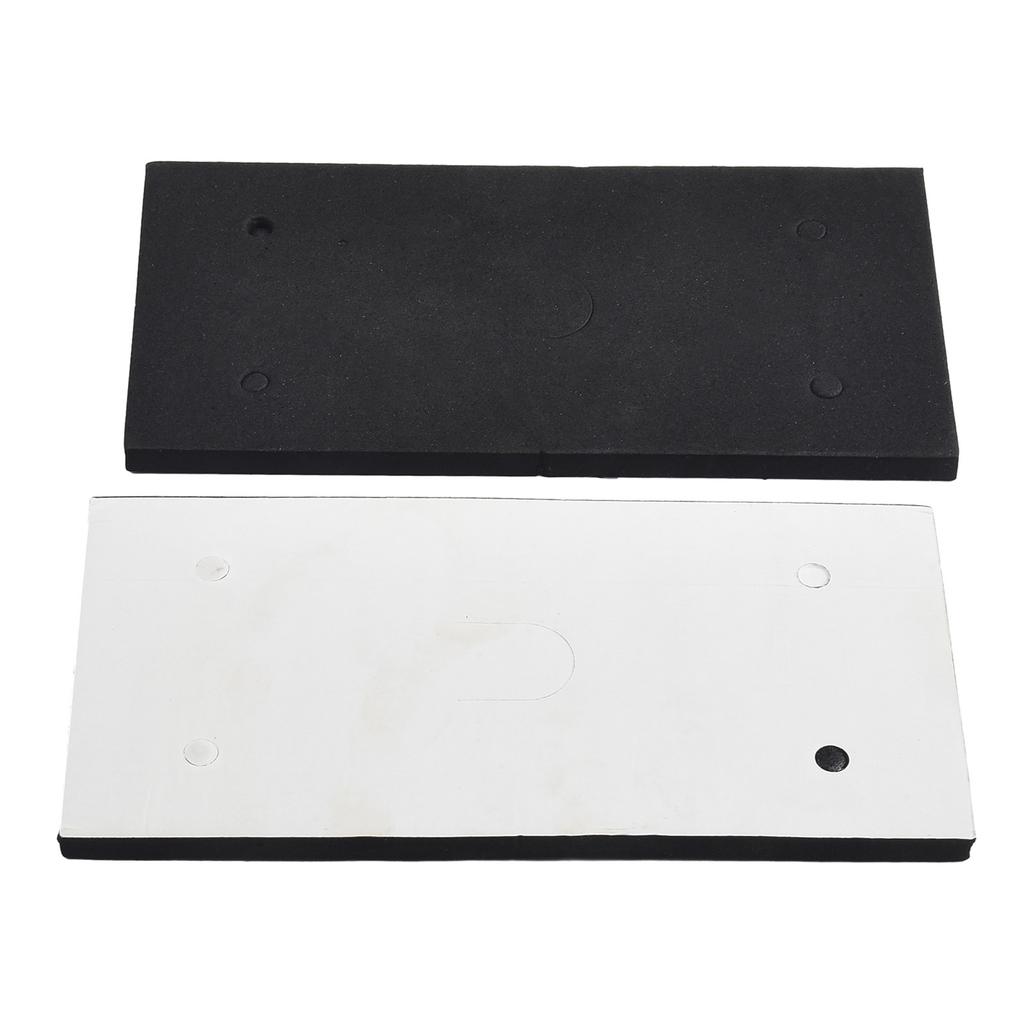 Sander Back Pads 18.5x9.3x0.8cm Black Easy Installation
