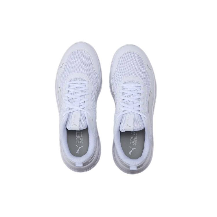 Puma Supertec Zero Round Toe Comfortable Fabric Shock Absorption Non-Slip Wear-Resistant Lightweight Low-Top Running Shoes Unisex Sneakers 384642-02