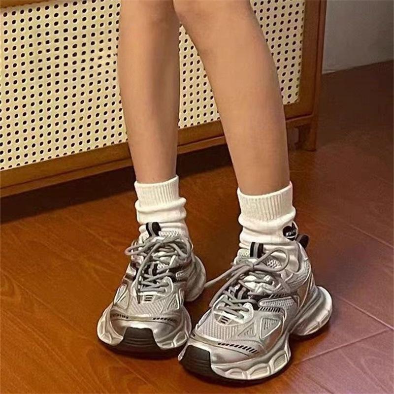Zhao Ruth Maillard Small Man Increases Height Platform Dad Shoes Women's New Retro Sneakers