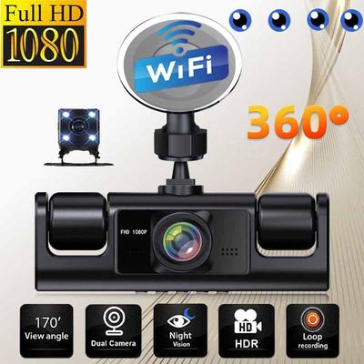 2026 A29 WiFi Dash Cam: 4-Channel, HD 1080P, 4-Lens, Multilingual